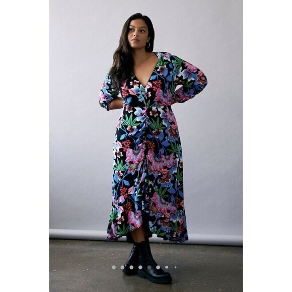 Anthropologie Maeve Dress Ruched High Low Floral Maxi Womens Plus Sz 16W NEW - www.rajagirimanappuram.com Anthropologie Maeve Dress Ruched High Low Floral Maxi Womens Plus Sz 16W NEW - www.rajagirimanappuram.com